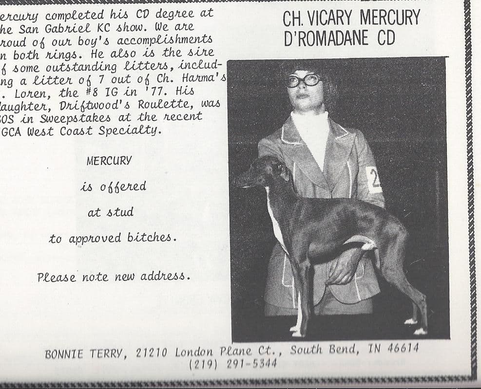 Vicary Mercury D'Romadane 1